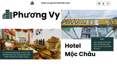 Khách sạn Phương Vy Mộc Châu ngay gần phố đi bộ